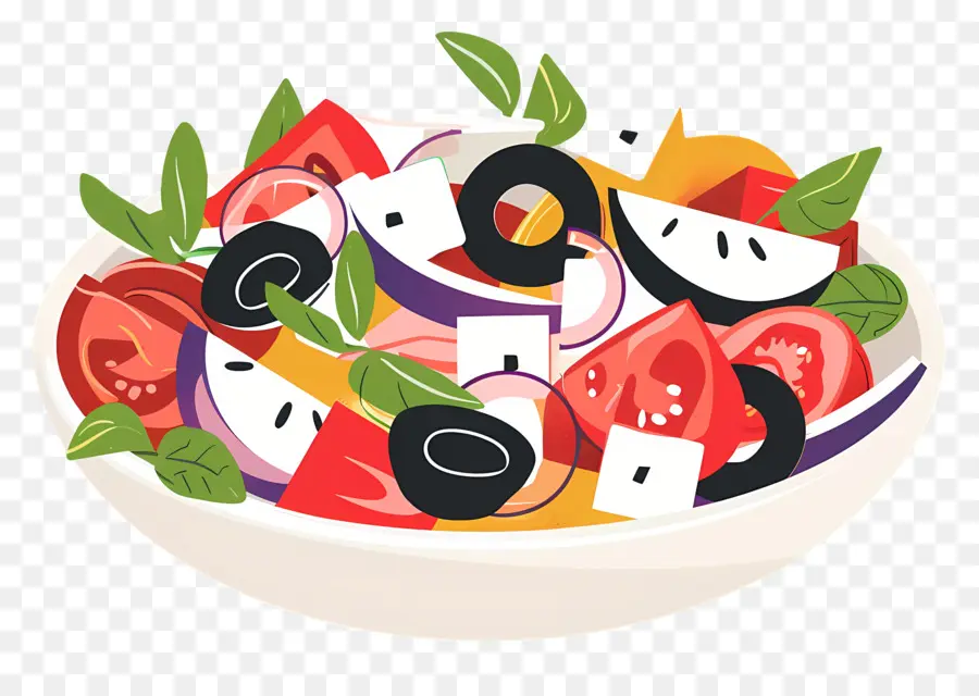 Salad Yunani，Salad PNG