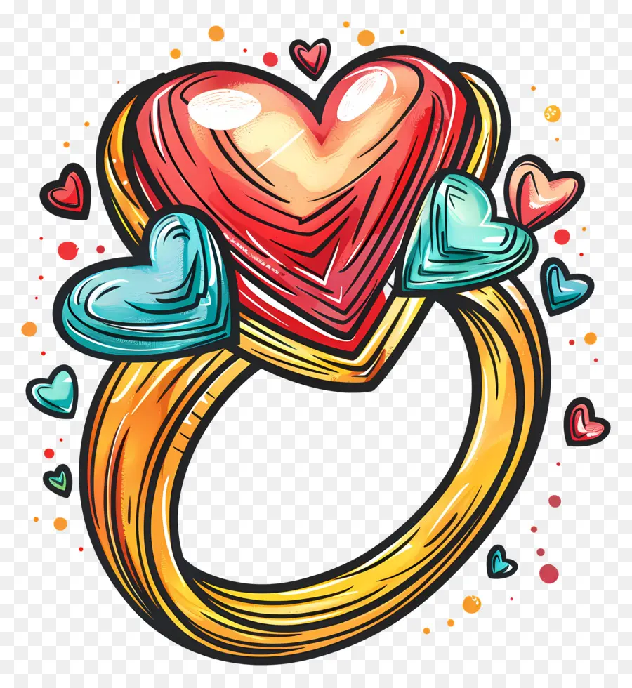 Cincin，Hari Valentine PNG