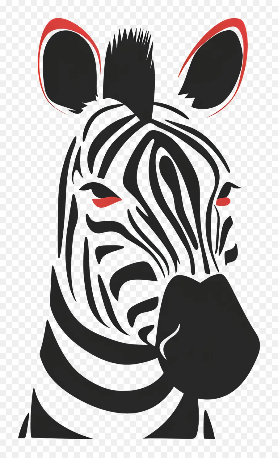 Zebra，Hitam Dan Putih PNG