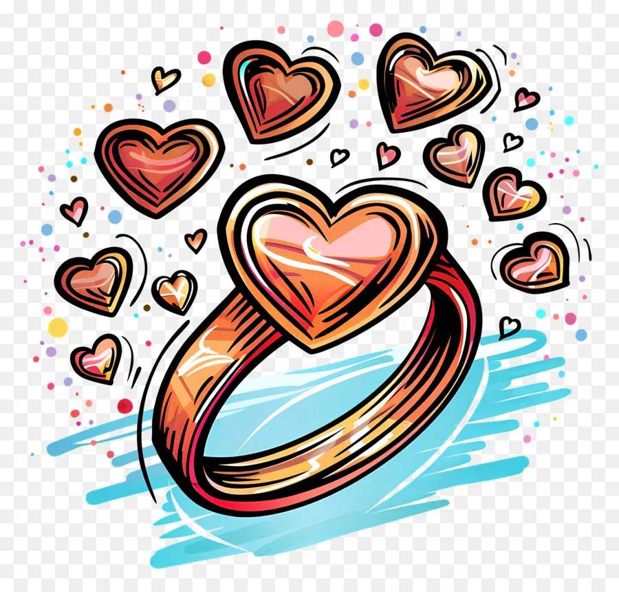 Cincin，Hari Valentine PNG