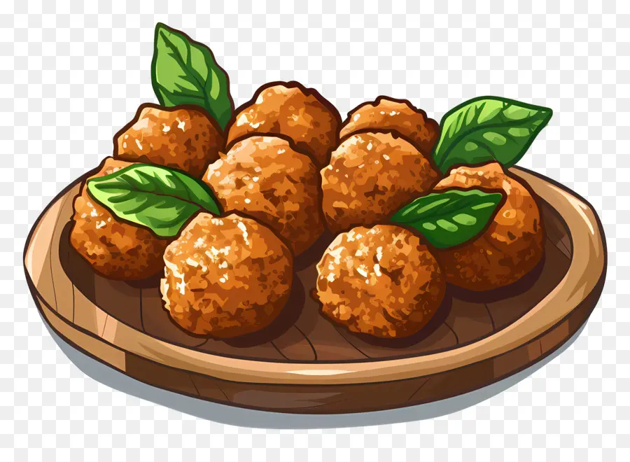 Falafel，Bakso PNG