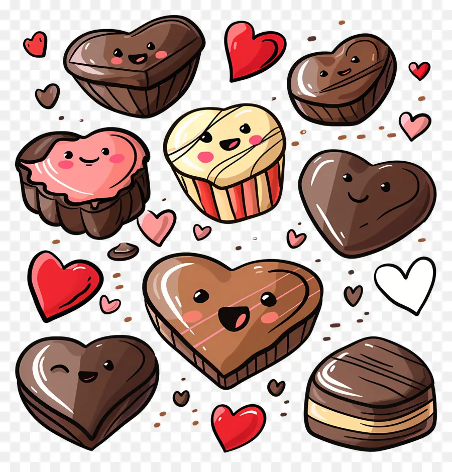 Cokelat，Hari Valentine PNG