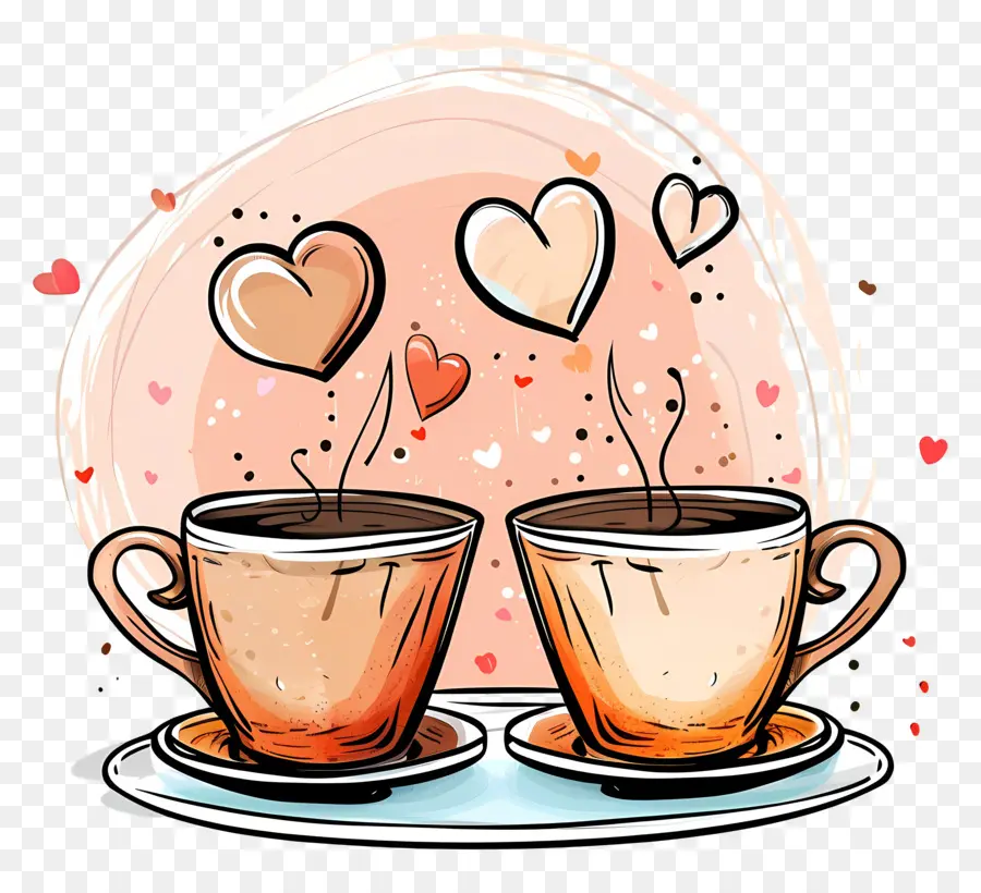 Kopi，Hari Valentine PNG