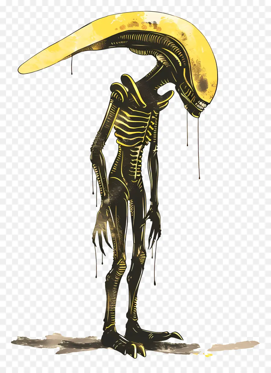 Alien，Sosok Kerangka PNG