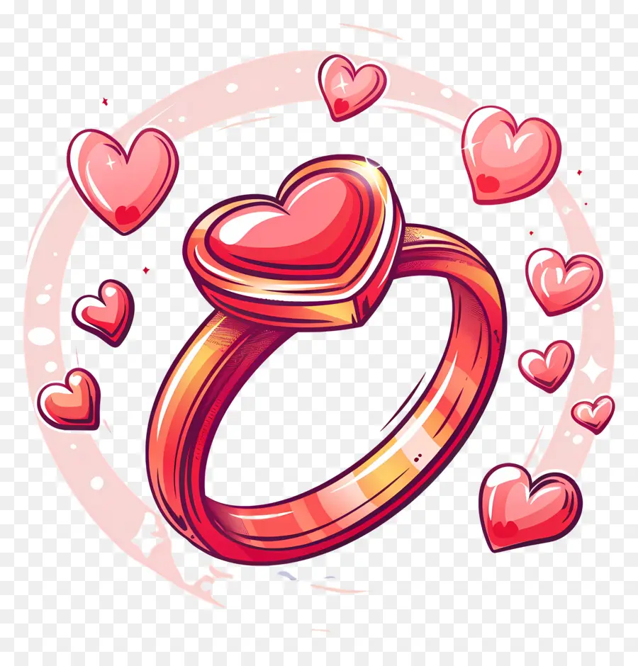 Cincin，Hari Valentine PNG