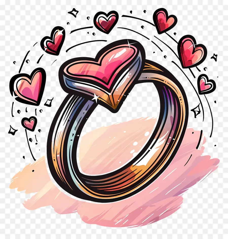 Cincin，Hari Valentine PNG