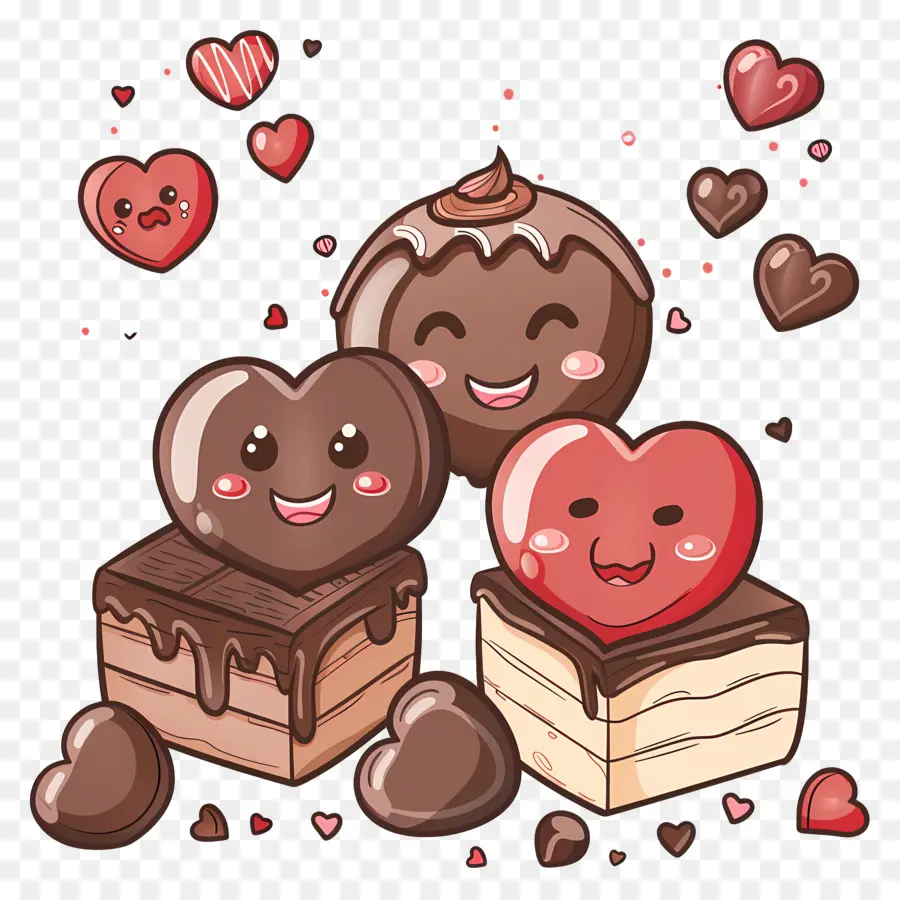 Cokelat，Hari Valentine PNG