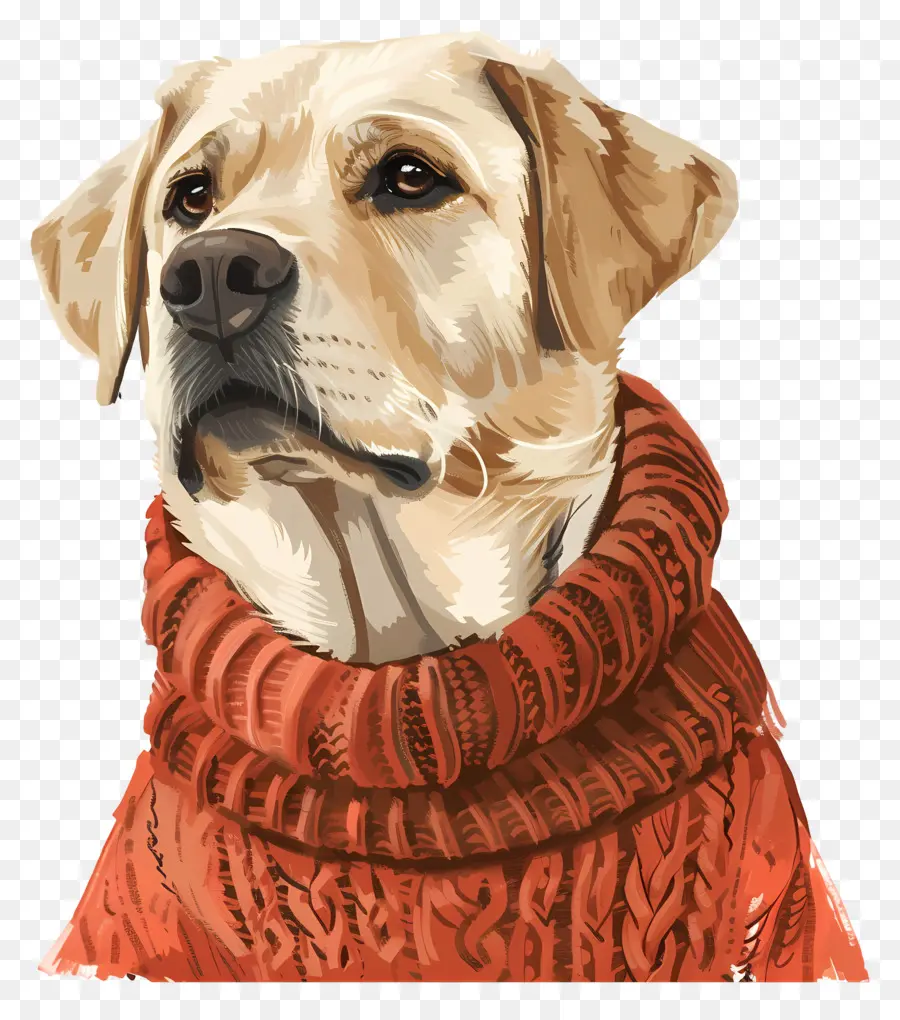 Labrador Dengan Sweter，Labrador Retriever PNG