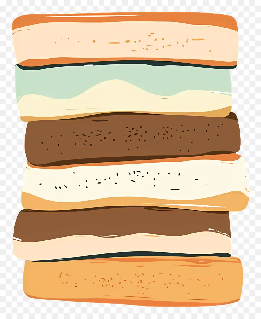 Setengah，Sandwich Es Krim PNG