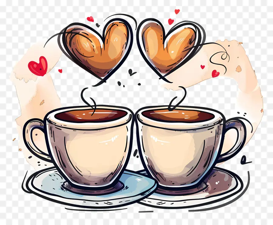 Kopi，Hari Valentine PNG