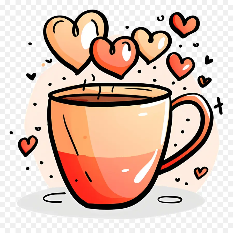 Kopi，Hari Valentine PNG