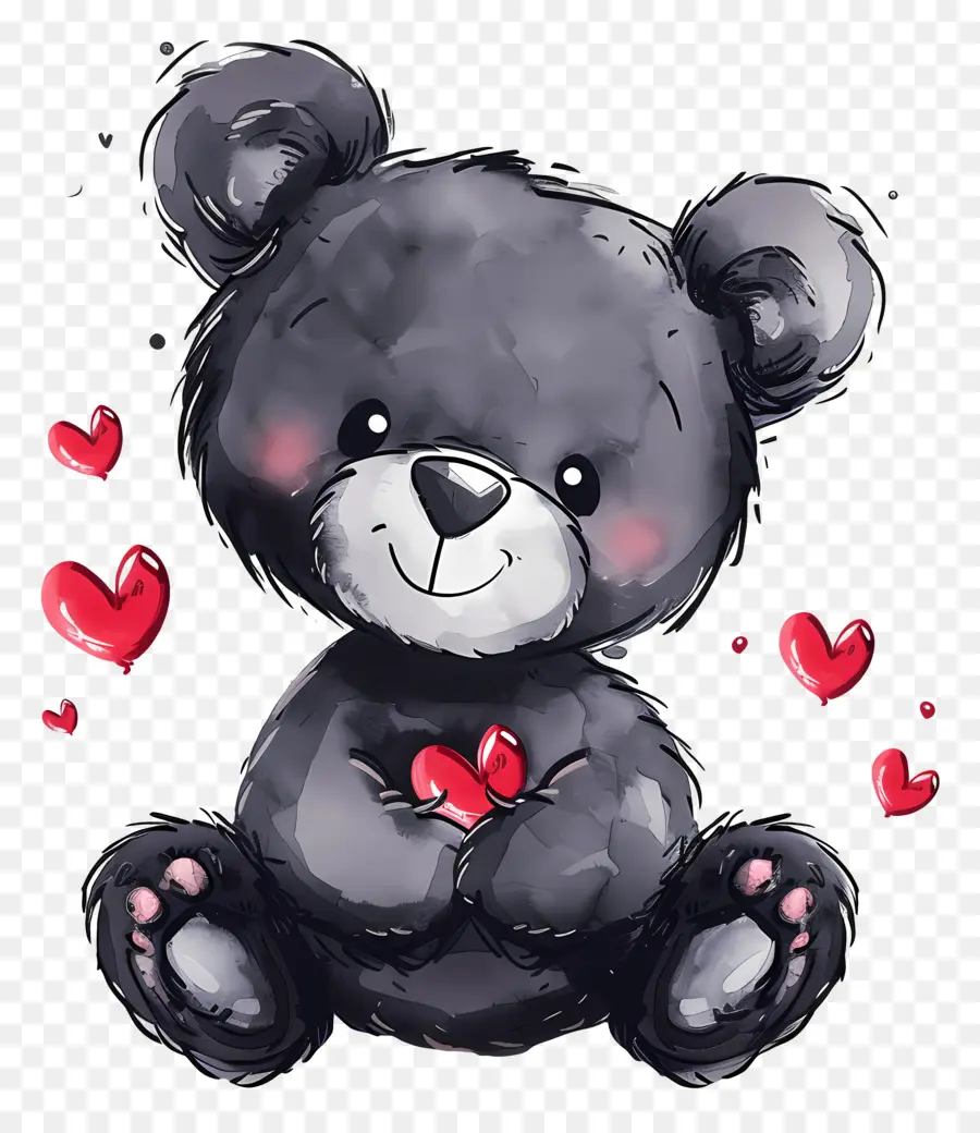 Boneka Beruang，Hari Valentine PNG