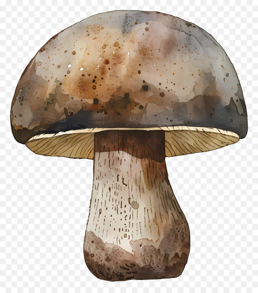 Jamur Boletus，Lukisan Cat Air PNG