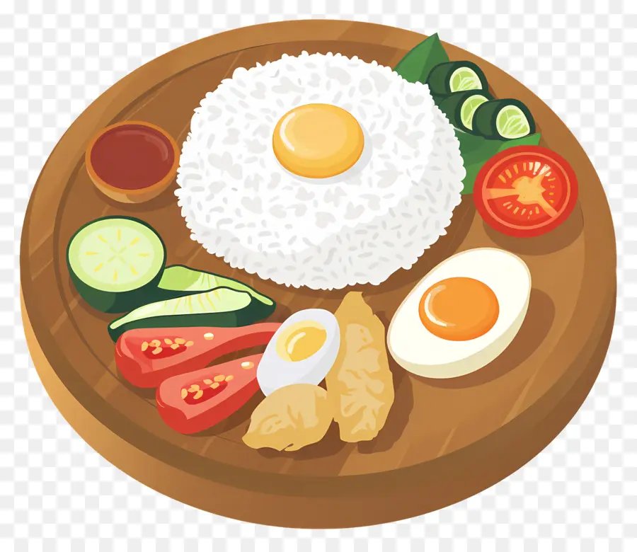 Nasi Lemak，Hidangan Nasi PNG