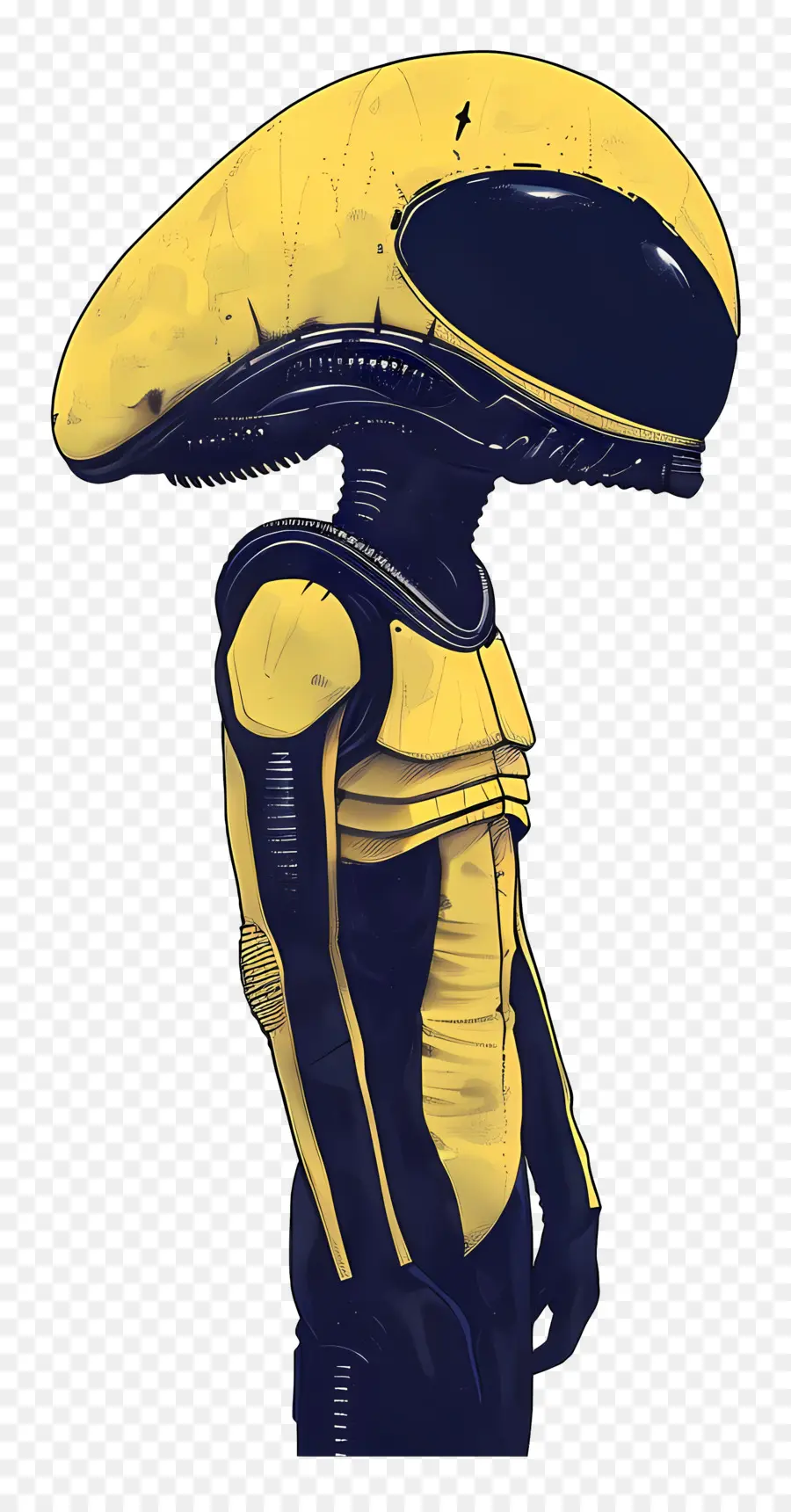 Alien，Kuning Helm PNG