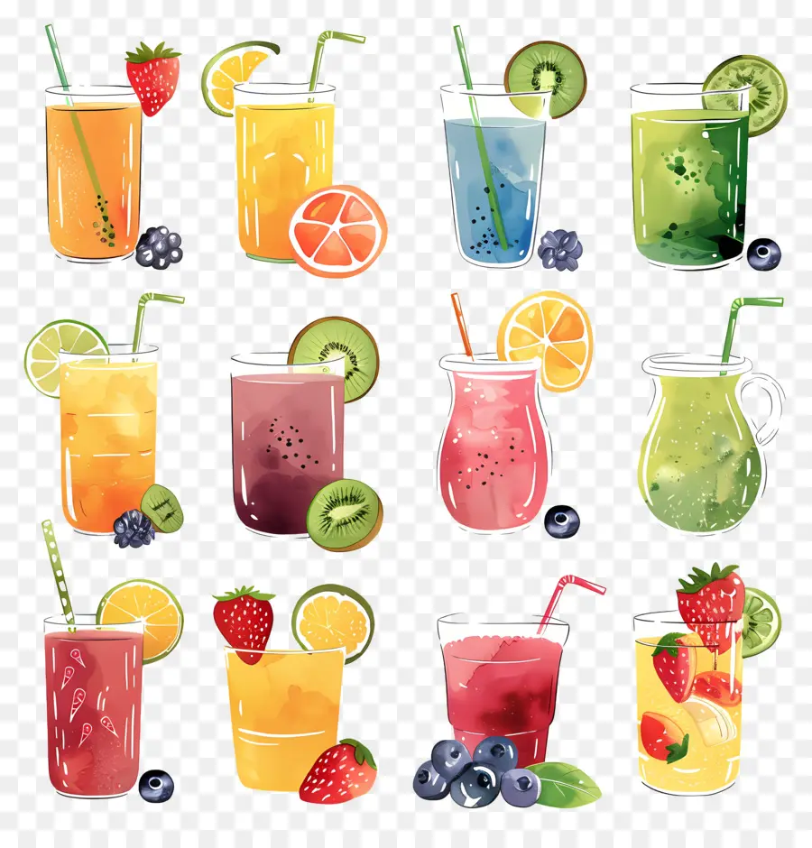 Smoothie，Smoothie Buah PNG