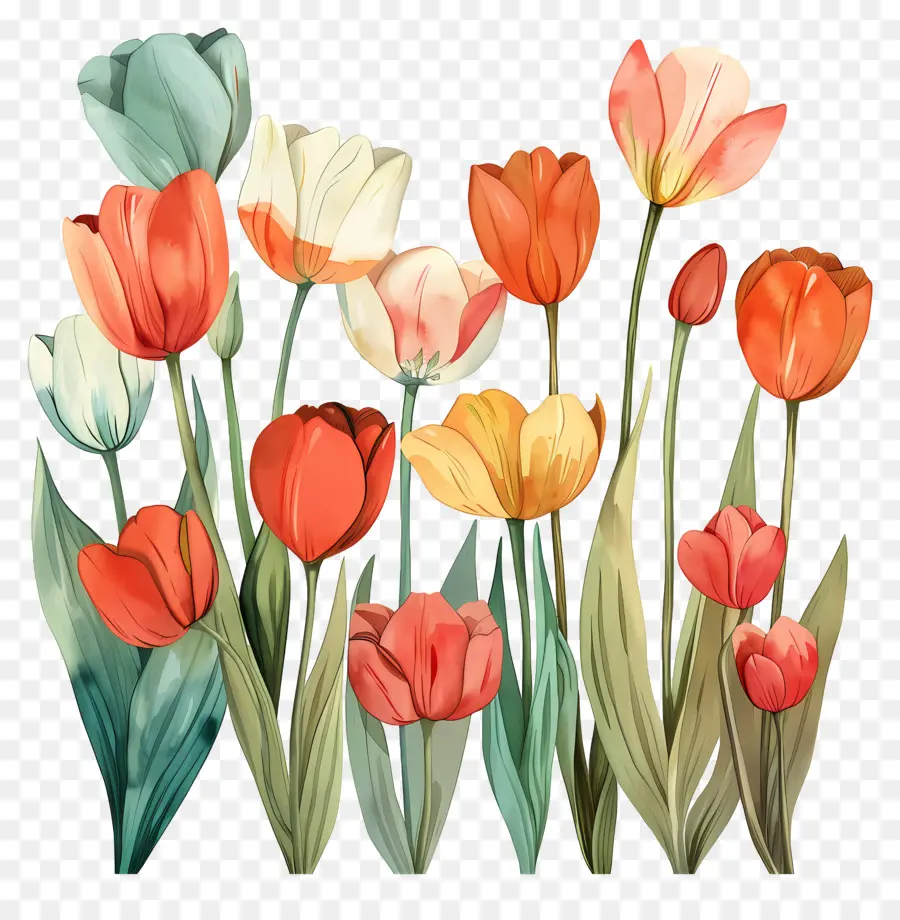 Tulip，Bunga PNG