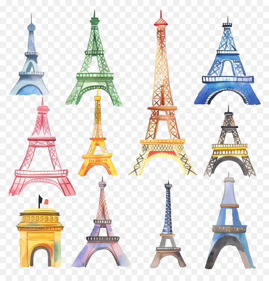 Menara Eiffel，Paris PNG