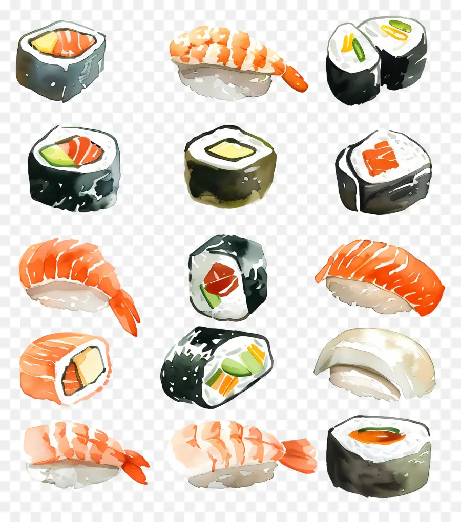 Sushi，Gulungan PNG