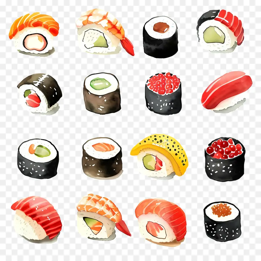 Sushi，Gulungan PNG