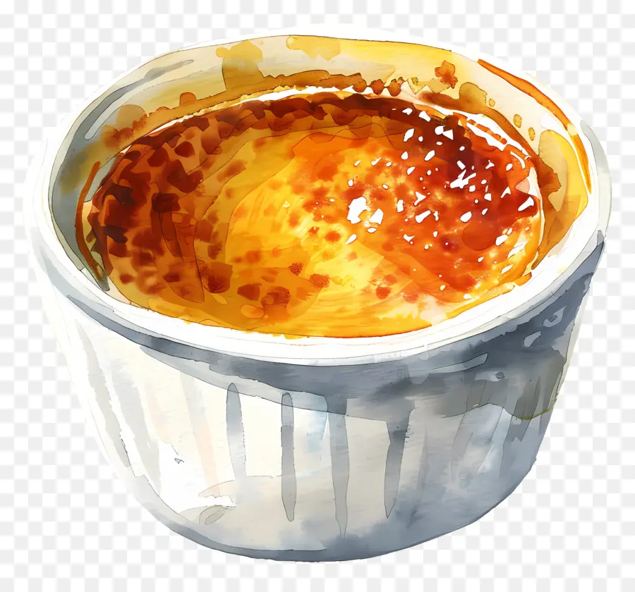 Brûlée Creme，Air Panas PNG