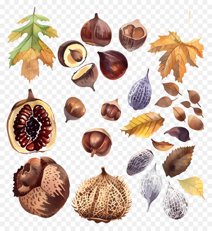 Chestnut，Kacang Kacangan PNG