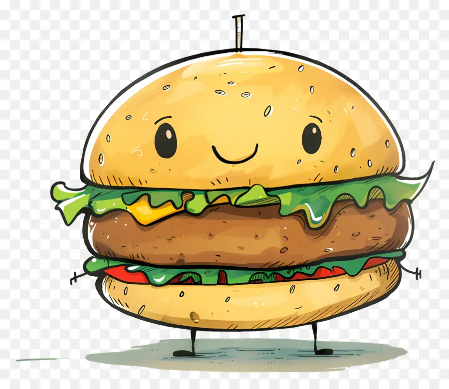 Kartun Hamburger，Hamburger PNG