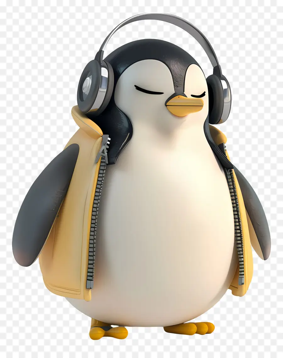 Penguin Kecil 3d，Penguin PNG