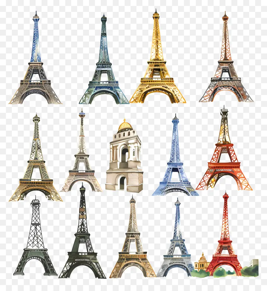 Menara Eiffel，Paris PNG