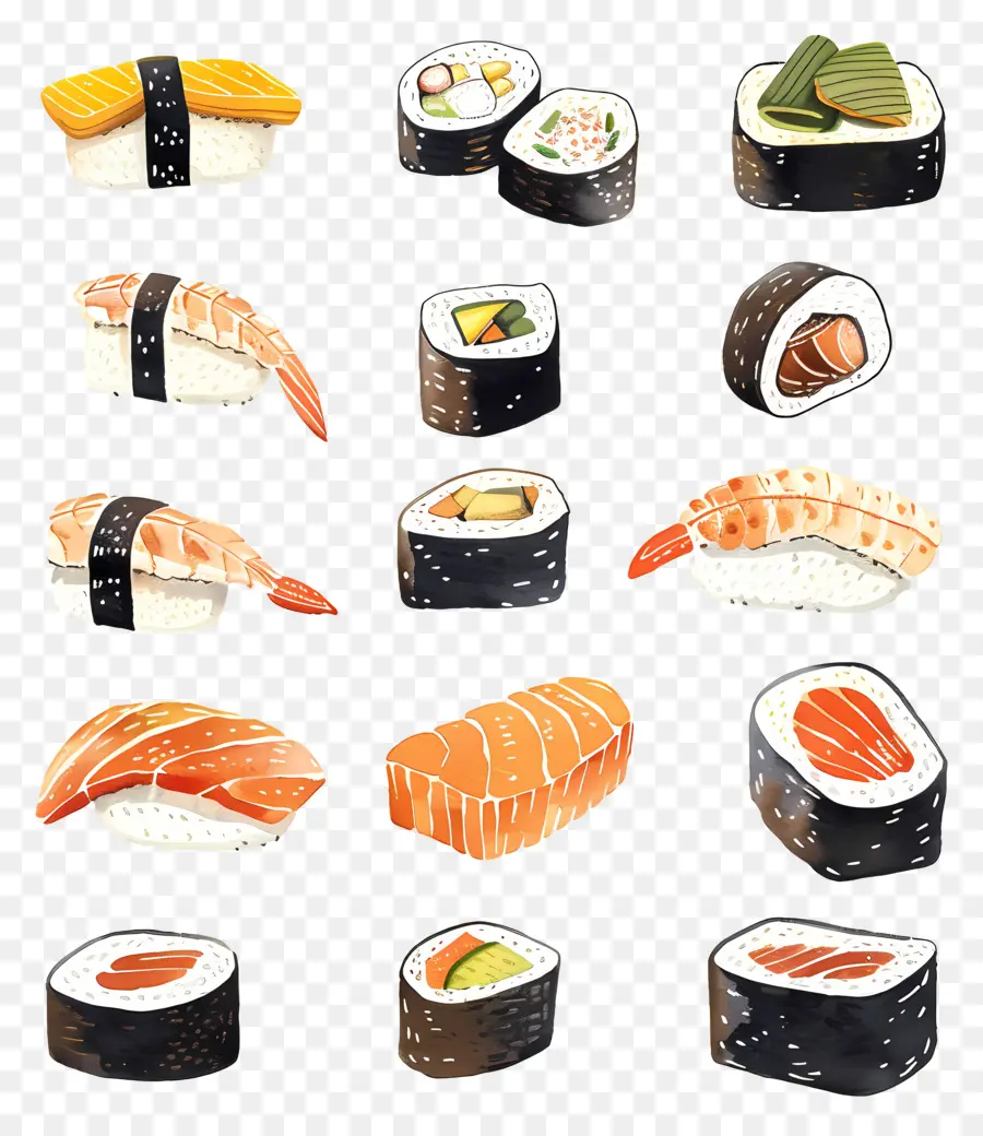 Sushi，Gulungan PNG