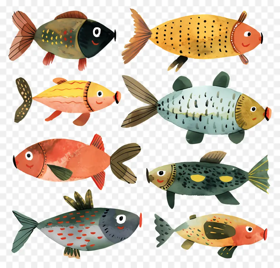 Ikan，Warna Warni PNG