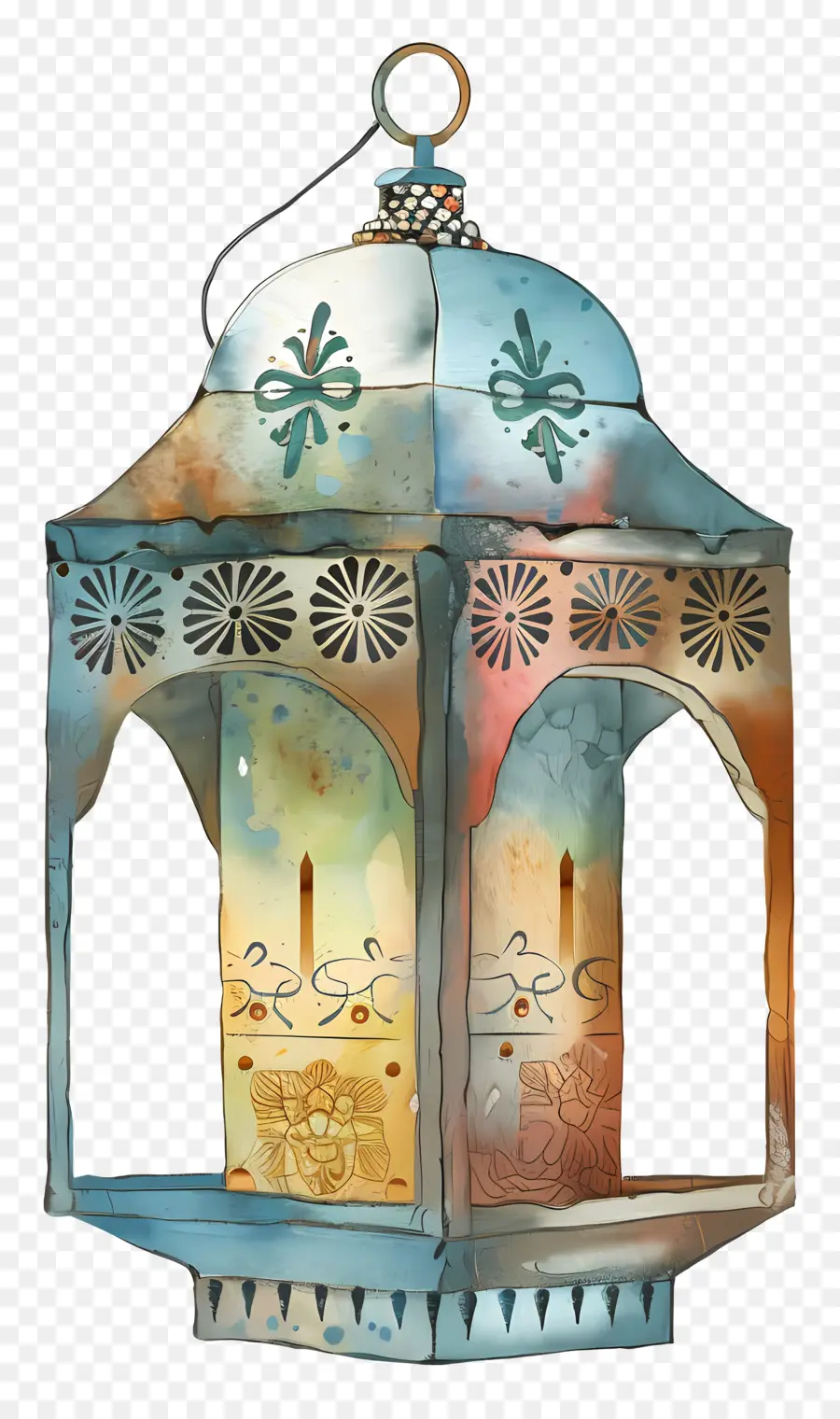 Arab Lentera，Lampu Hiasan PNG