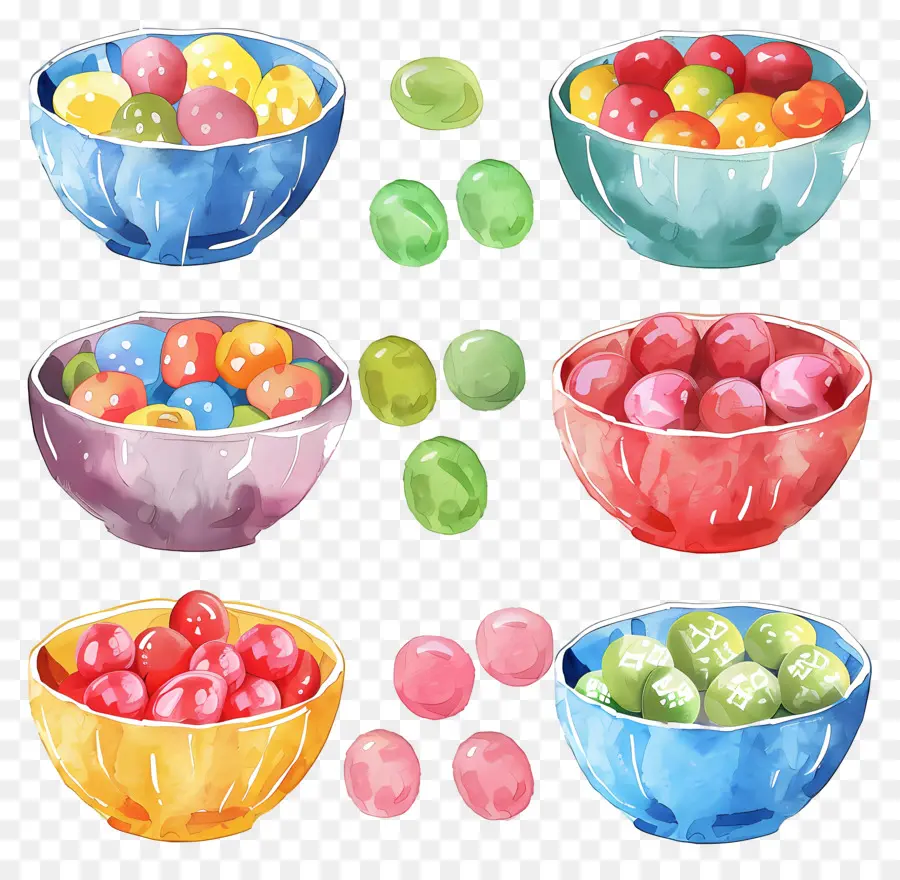 Mangkuk Permen，Gumballs PNG