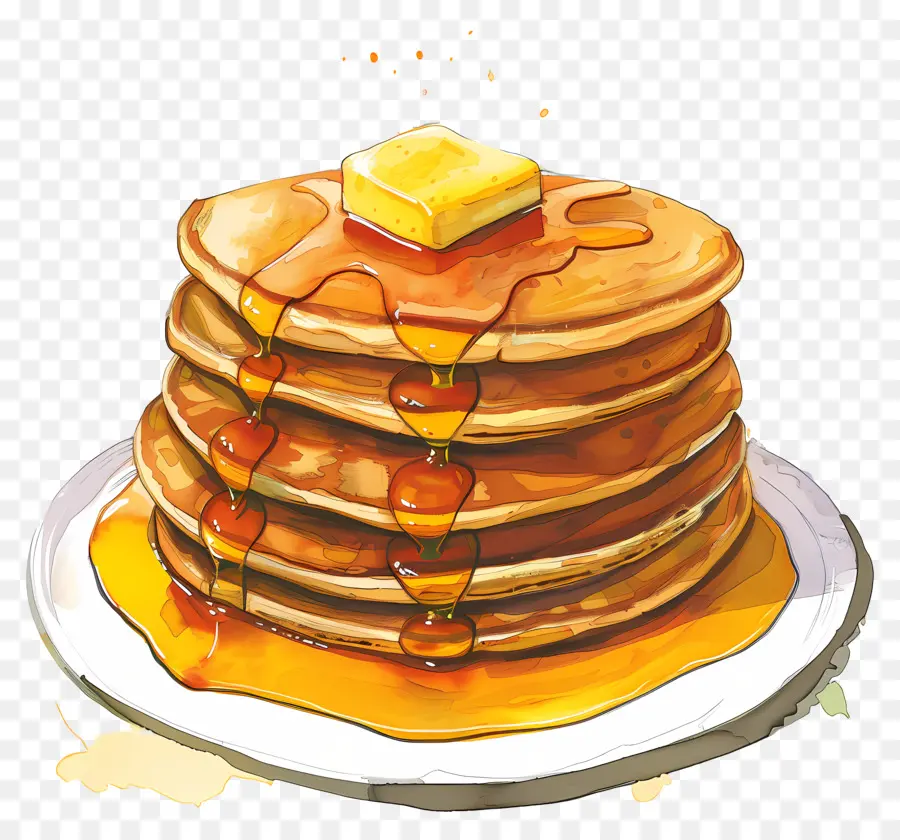 Pancake，Sirup PNG