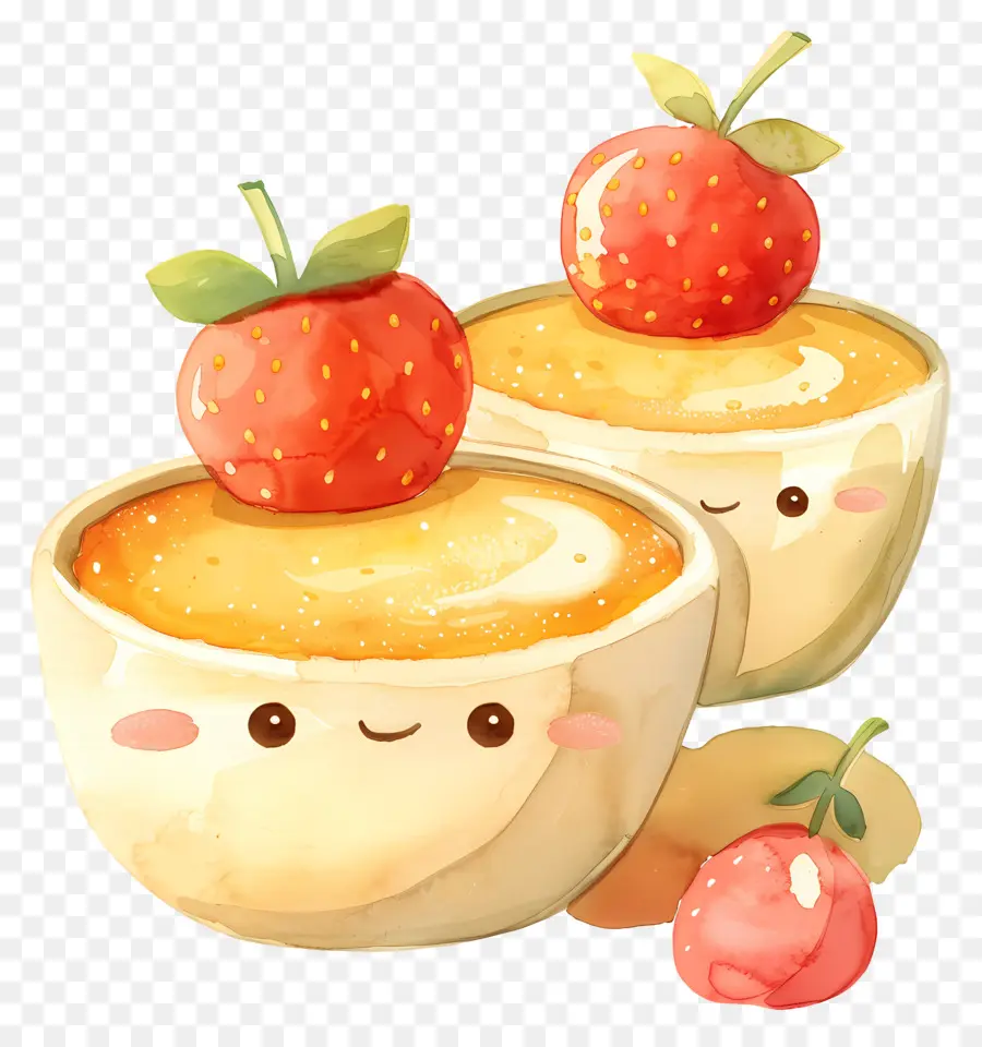 Brûlée Creme，Lukisan Cat Air PNG