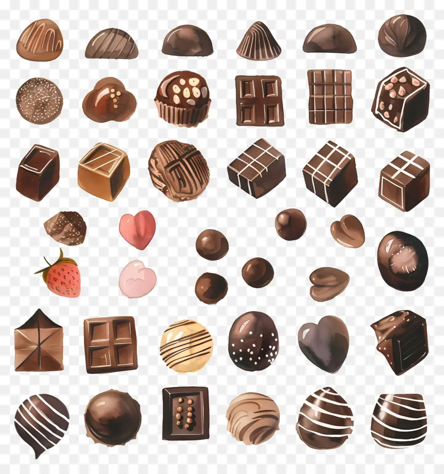 Cokelat，Cokelat Ganache Yang Lembut PNG