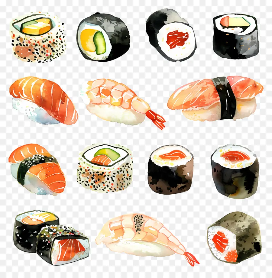 Sushi，Gulungan PNG