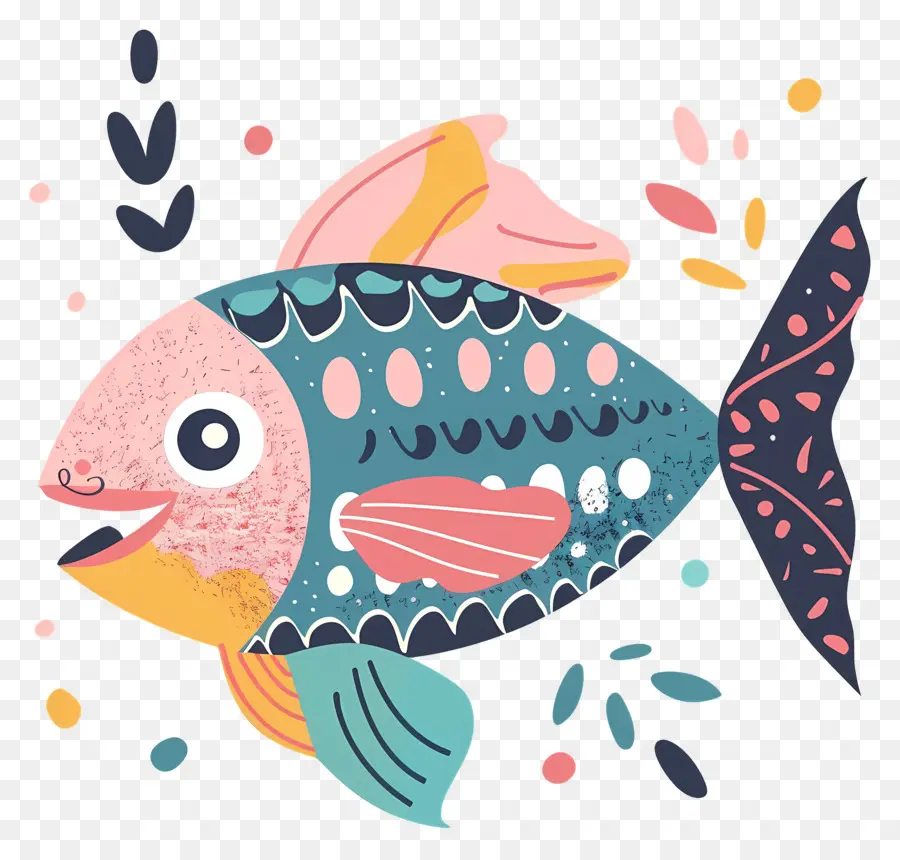 Ikan Lucu，Ikan Warna Warni PNG