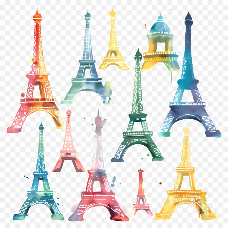 Menara Eiffel，Paris PNG