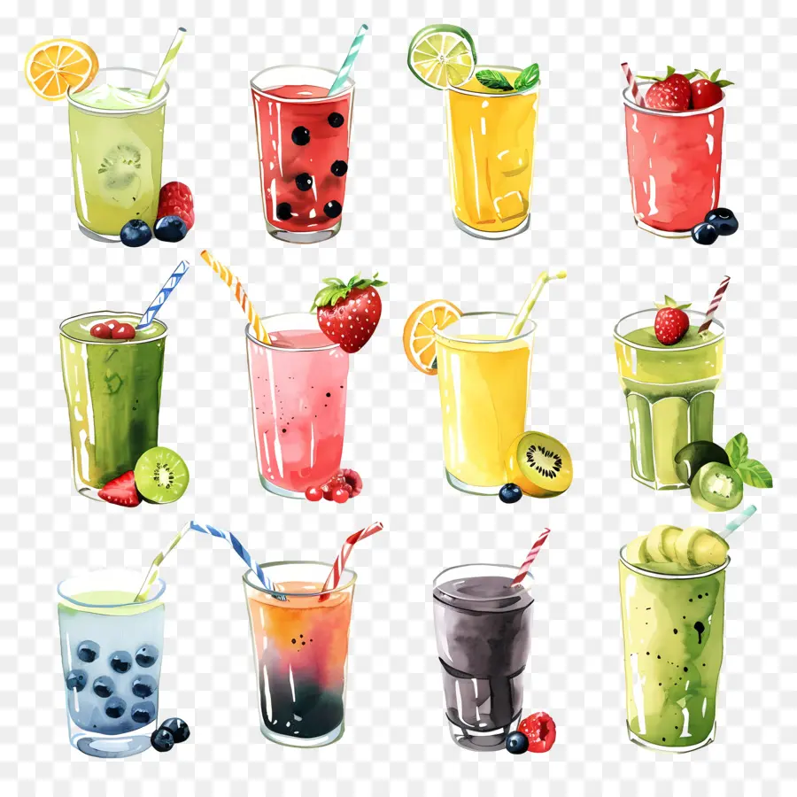 Smoothie，Smoothie Buah PNG