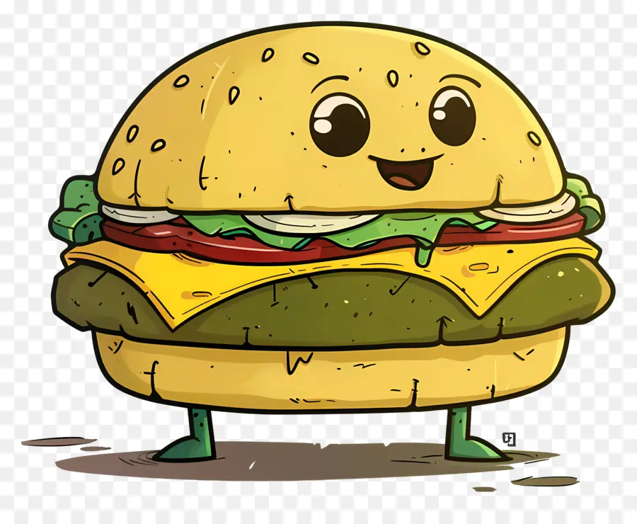 Kartun Hamburger，Hamburger PNG