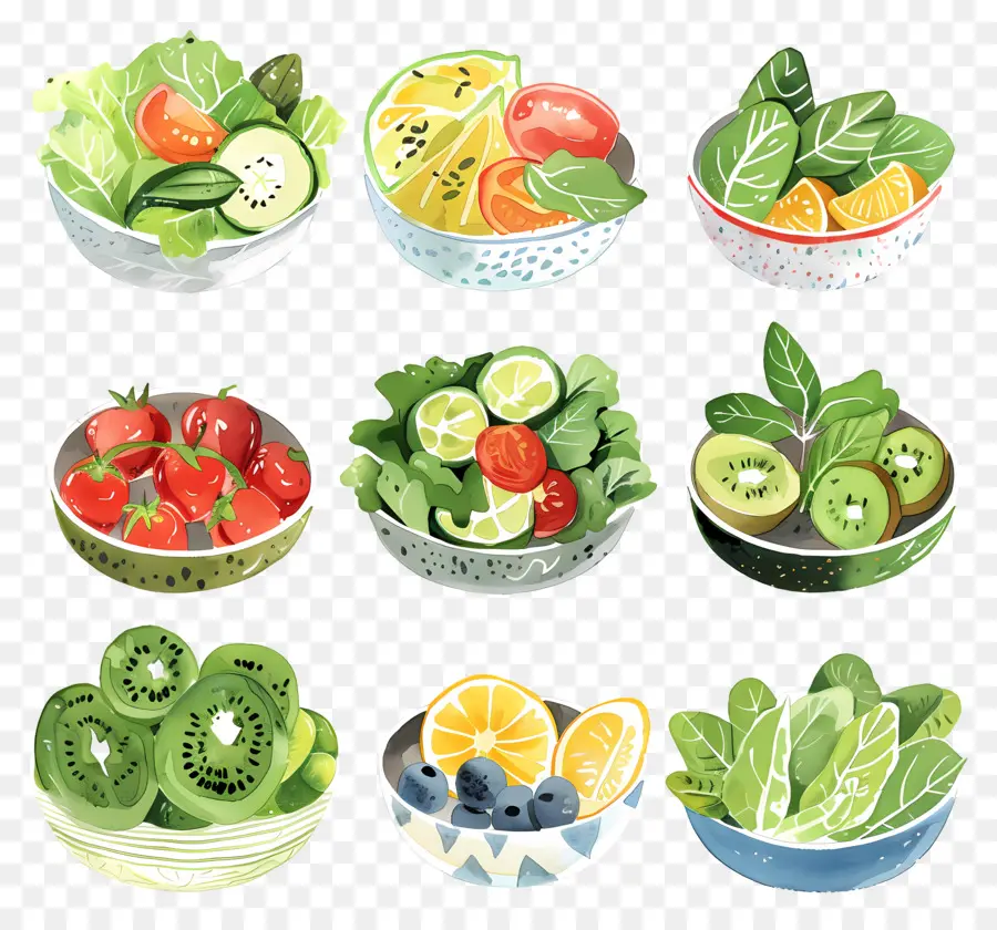 Salad，Campuran Salad PNG