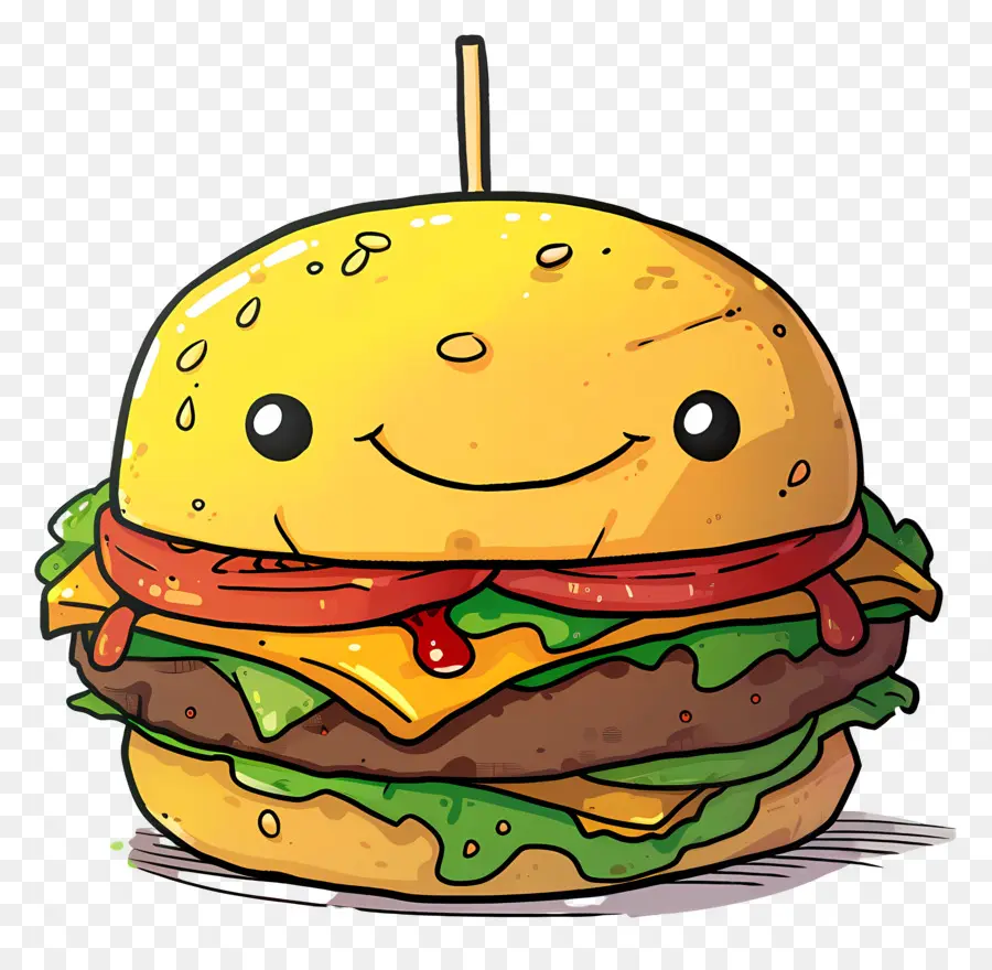 Kartun Hamburger，Hamburger PNG