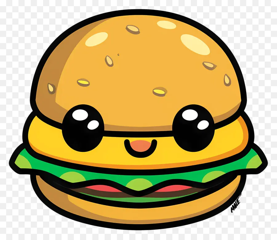 Kartun Hamburger，Hamburger Yang Lucu PNG