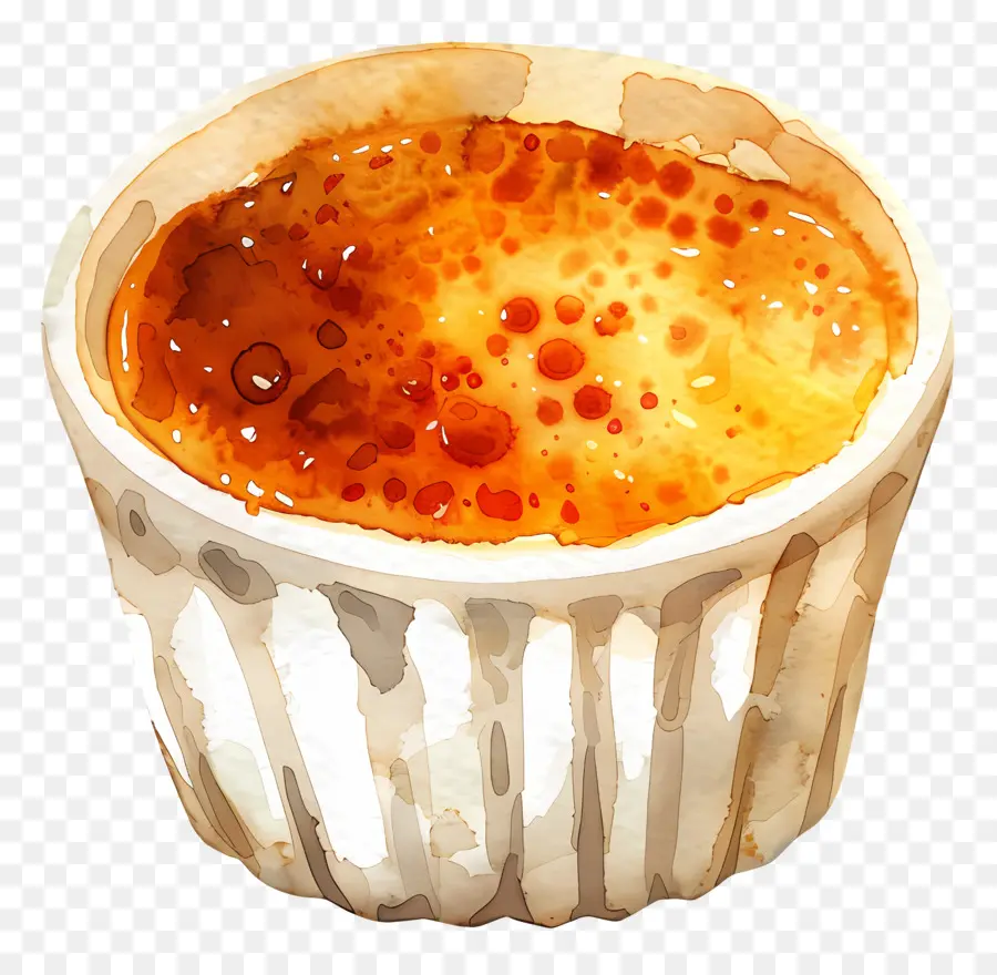 Brûlée Creme，Cokelat Panas PNG