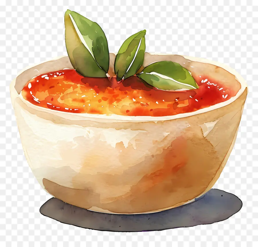 Brûlée Creme，Sup Tomat PNG