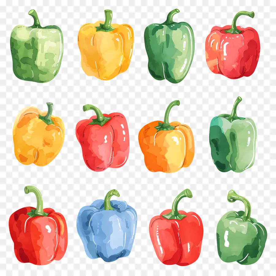 Paprika，Warna Warni PNG