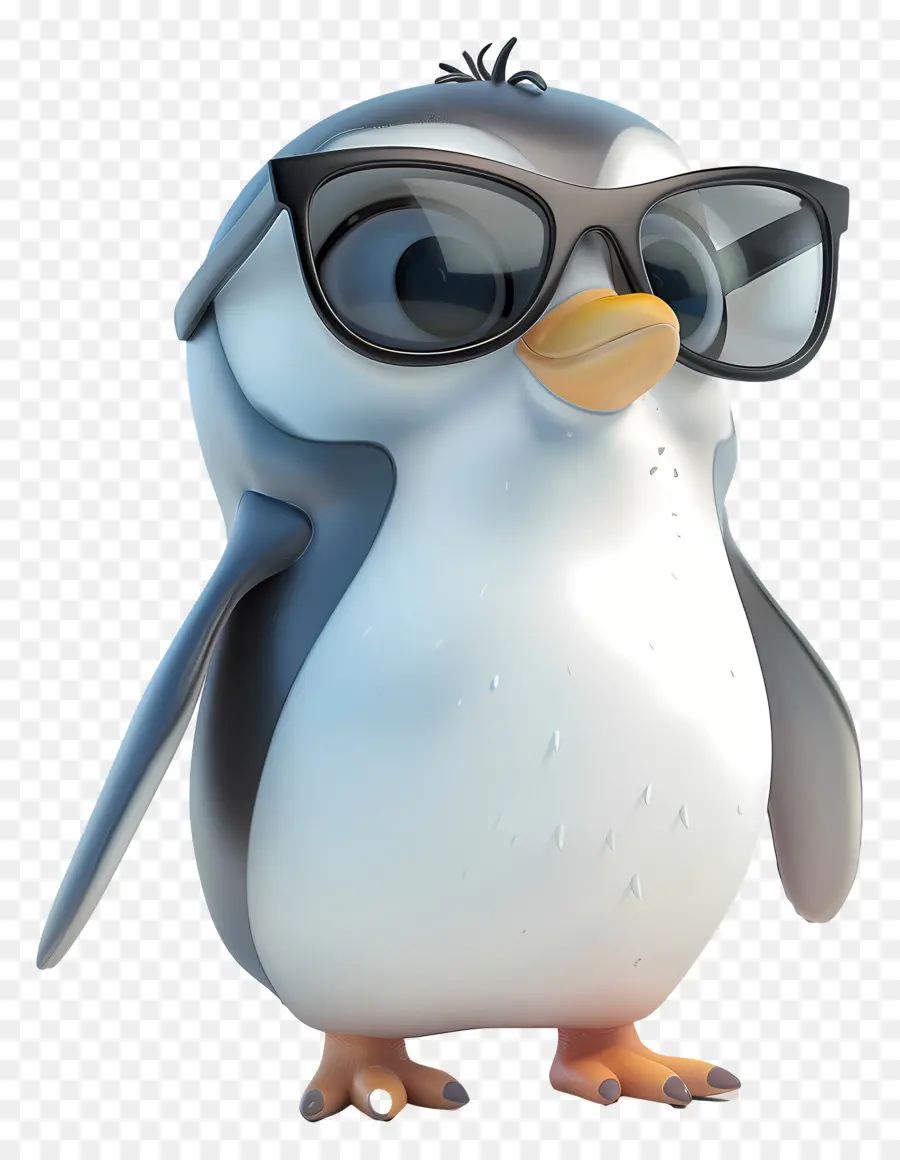 Penguin Kecil 3d，Penguin PNG