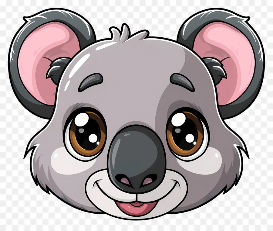 Wajah Koala Yang Lucu，Koala PNG