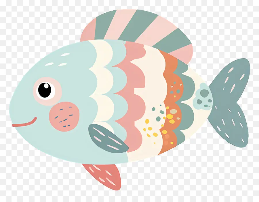 Ikan Lucu，Ikan Warna Warni PNG